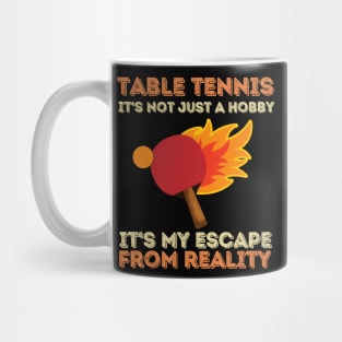 Table Tennis Ping Pong Player Lover Mug